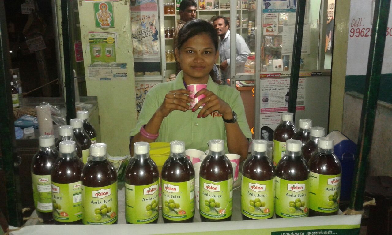 Amla Juice Product Sampling