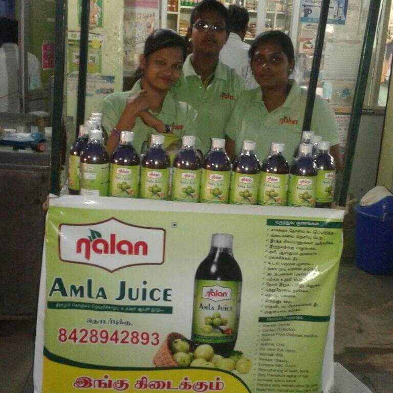 Amla Juice Stall Display