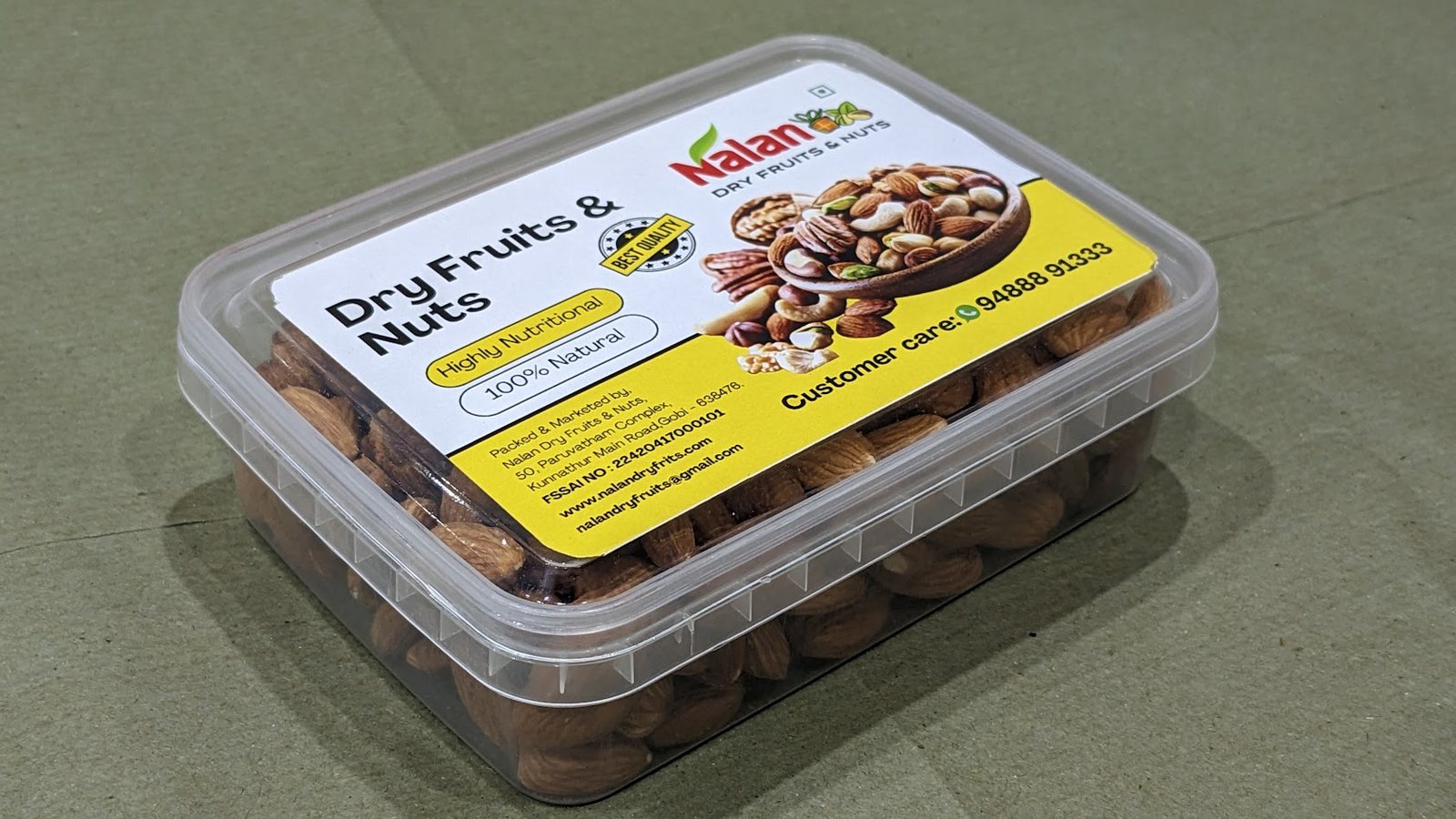 Retail-Ready Dry Fruits Pack