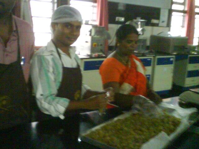 Hands-on food processing training
